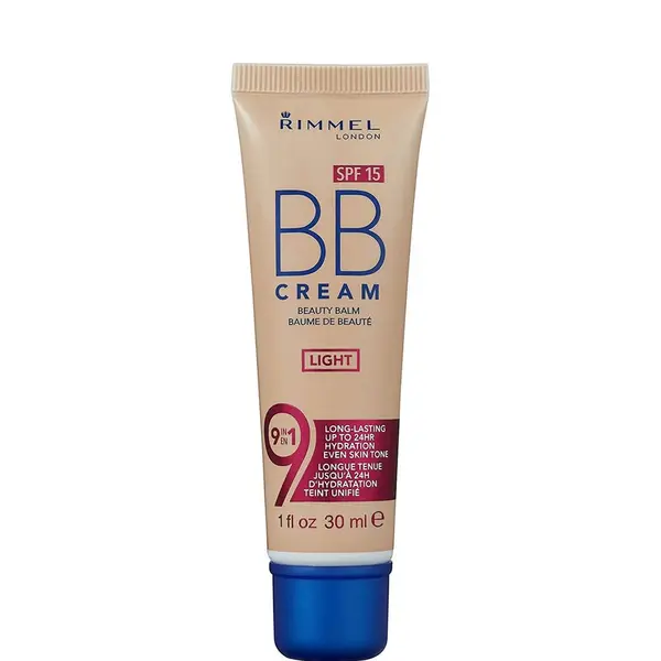 Rimmel BB Cream 9-in-1 Lightweight Formula with Brightening Effect SPF 15 - Light