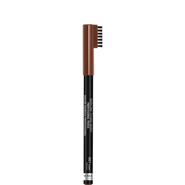 Rimmel Eyebrow Pencil with Brush - Dark Brown