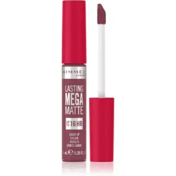 Rimmel Lasting Mega Matte ruj lichid mat, cu textură lejeră 16 de ore