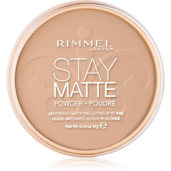 Rimmel Stay Matte pudră culoare 008 Cashmere 14 g