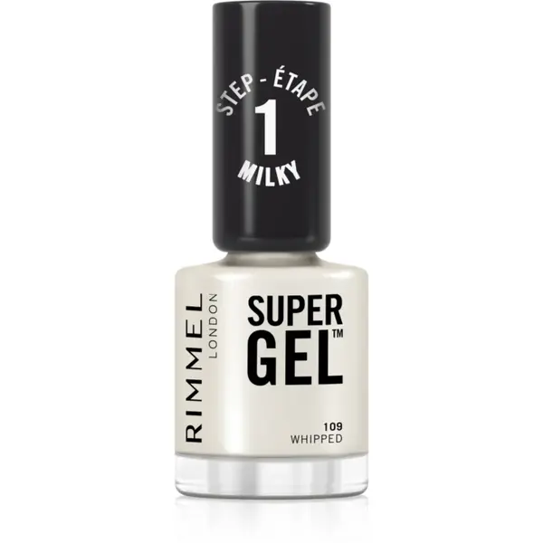 Rimmel Super Gel gel de unghii fara utilizarea UV sau lampa LED culoare 109 Whipped 12 ml