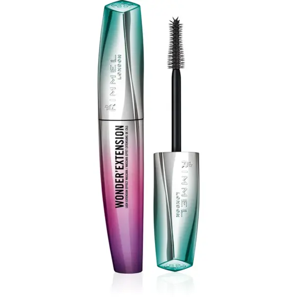 Rimmel Wonder'Extension mascara pentru gene lungi și dese culoare 001 Black 11 ml
