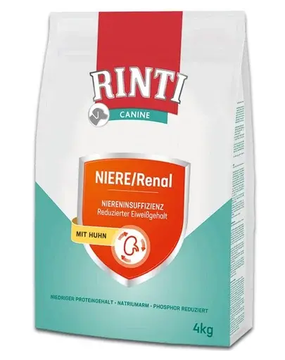 RINTI Canine Kidney/Renal Chicken hrana sustinere functie renala caini 4kg cu pui