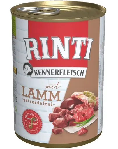RINTI Kennerfleisch Hrana umeda pentru caini, cu miel 800 gr