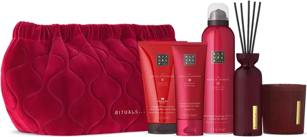 Rituals The Ritual Of Ayurveda Set cadou Large, cu geantă de toaletă, 5 piese