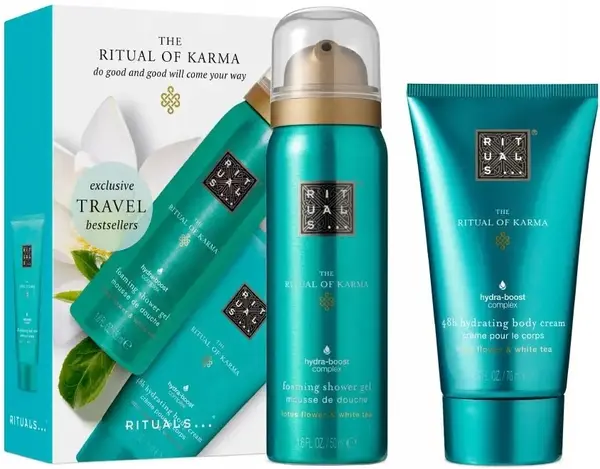 Rituals The Ritual of Karma Set cadou - Spumă de baie și Cremă hidratantă pentru corp, 50 + 70 ml