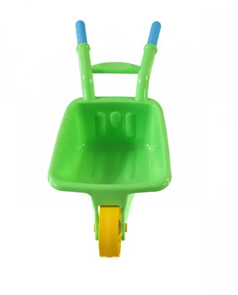 Roaba din plastic pentru copii,pentru nisip sau gradina Wheelbarrow Verde