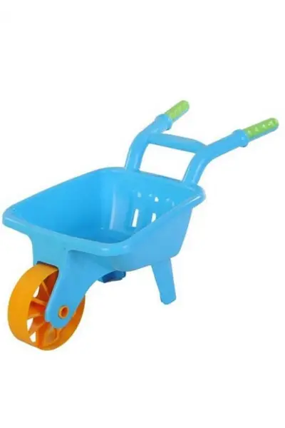 Roaba din plastic pentru copii,pentru nisip sau gradina Wheelbarrow Albastru