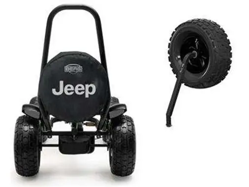 Roata de rezerva cu suport pentru Kart Berg Jeep Revolution