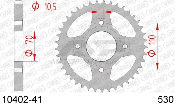 Roata dintata AFAM 10402-41