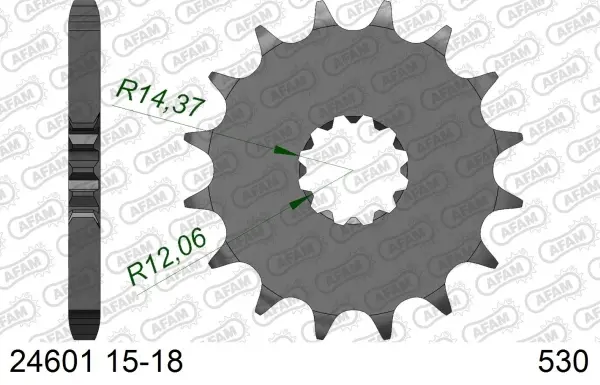 Roata dintata AFAM 24601-16