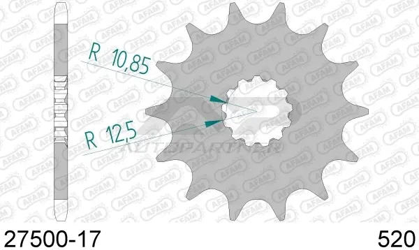 Roata dintata AFAM 27500-17