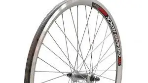 Roata Fata Aluminiu, 24x1.5-1.75, Janta dubla, 36H 14G, neagra