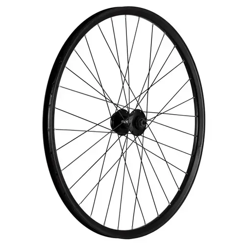 Roata fata din aluminiu 26inch Cerurim, janta dubla Taurus, 559X21, frana disc, 32H, Negru