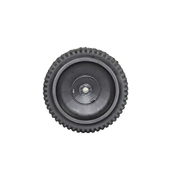 Roata fata RURIS , partea stanga, fara capac, pentru masina de tuns iarba Ruris DAC 120XL, 130XL, 150XL