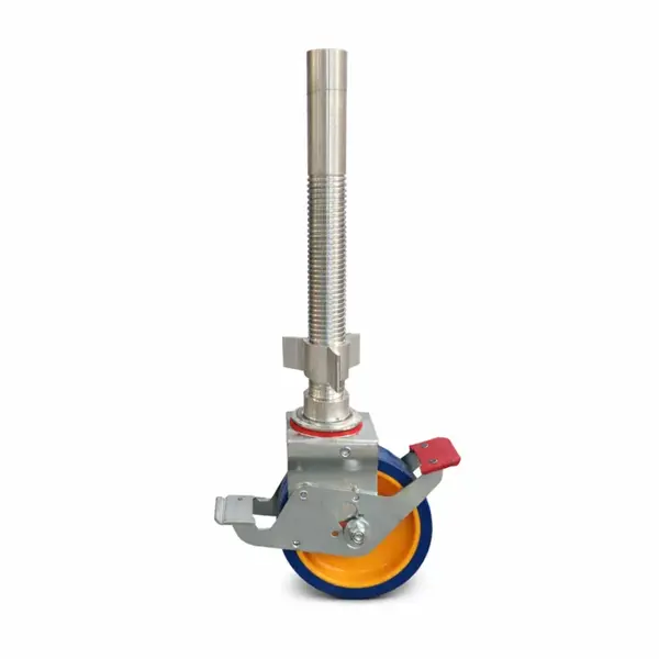 Roata schela din aluminiu cu frana 8 inch