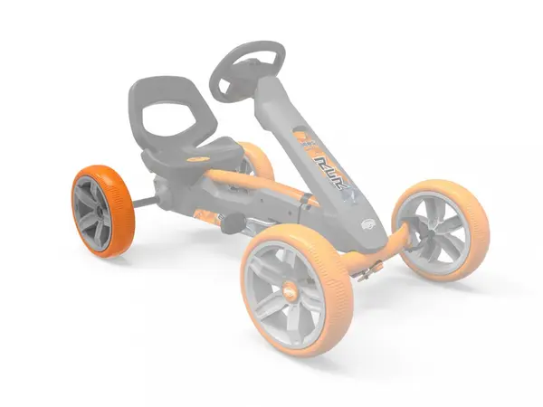 Roata spate Kart Reppy gri-orange 10x2,5