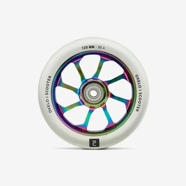 Roată trotinetă freestyle butuc aluminiu PU 120 mm
