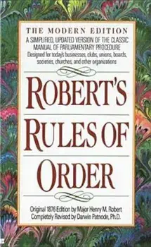 Robert's Rules of Order, Paperback/Henry M. Robert