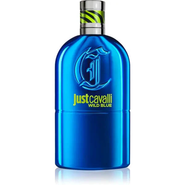 Roberto Cavalli Just Cavalli Wild Blue Eau de Toilette pentru bărbați 90 ml