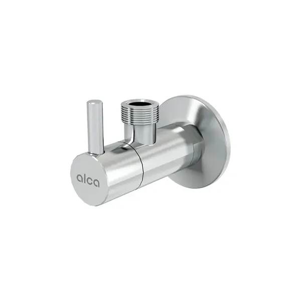 Robinet coltar rotund crom lucios cu filtru 1 2 1 2 Alcadrain ARV003