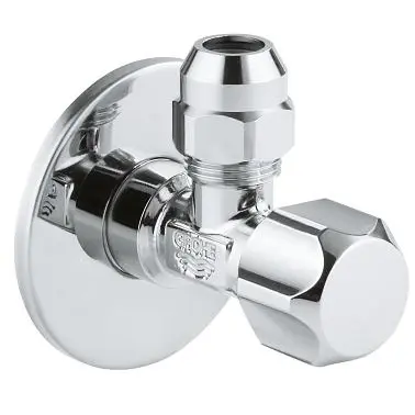 Robinet cu ventil Grohe 22023000, 1/2 x 3/8, fara marcaj, Crom