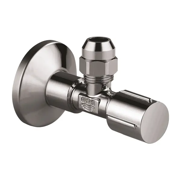 Robinet cu ventil Grohe 22039A00, 1/2 x 3/8, fara marcaj, lucios, Hard graphite