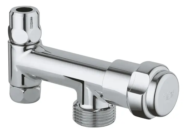 Robinet cu ventil Grohe, Was Valve Eckfix, 3/8" x 3/8" x 3/4" protectie anti-reflux, crom