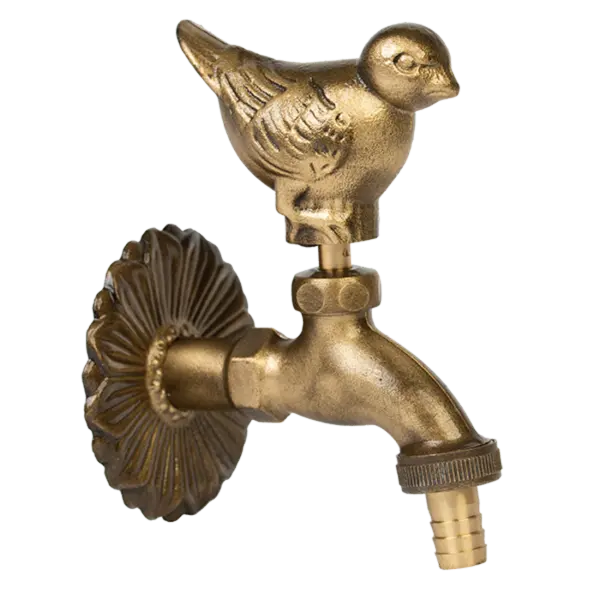 Robinet decorativ 1/2", dublu serviciu din alama si finisaj Porumbel