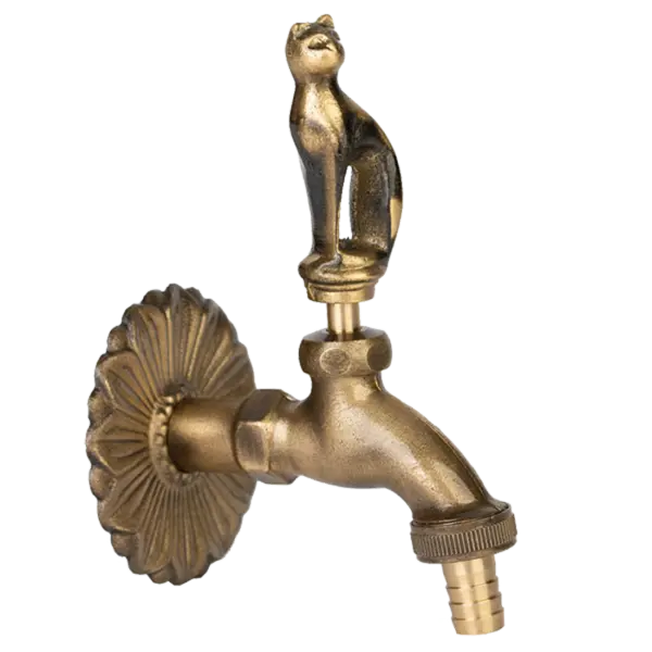Robinet decorativ 1/2", dublu serviciu din alama si finisaj Puma
