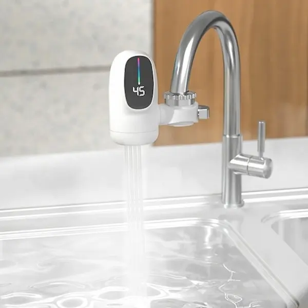 Robinet electric pentru incalzirea apei, 3000 W, Afisaj LED