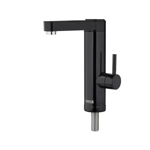 Robinet electric pentru incalzit apa NOVEEN IWH965, 3600 W, Montare pe blat, Inox, Clasa energetica A, Protectie la supraincalzire (Negru)