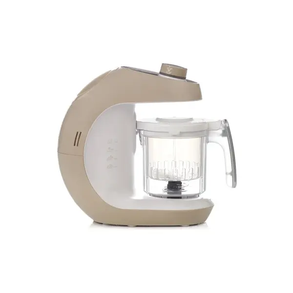 Robot de bucatarie bebelusi Chefkiss, Jane, 6 functii gatit la abur, blenduire, decongelare, incalzire, sterilizare, mixare, cu siguranta sporita si BPA-free