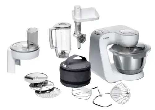 Robot de bucatarie Bosch MUM58231, 1000W, 7 viteze + Pulse, 3.9 L (Argintiu)