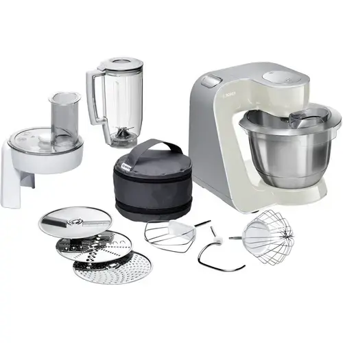 Robot de bucatarie Bosch MUM58L20, 1000 W, 7 trepte, 3.9 l (Crem)