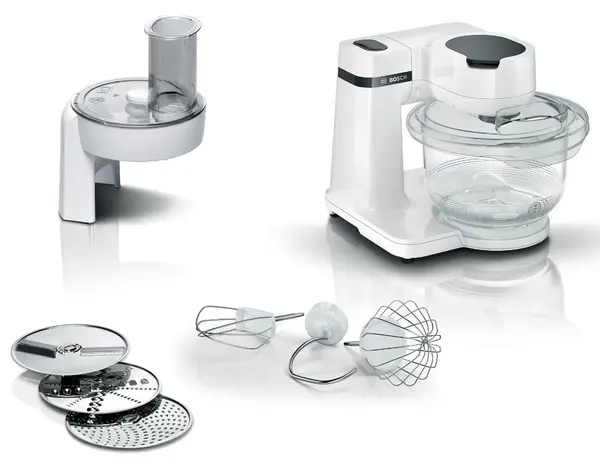 Robot de bucătărie Bosch - MUMS2TW01, 700W, 4 viteze, 3.8 l, alb