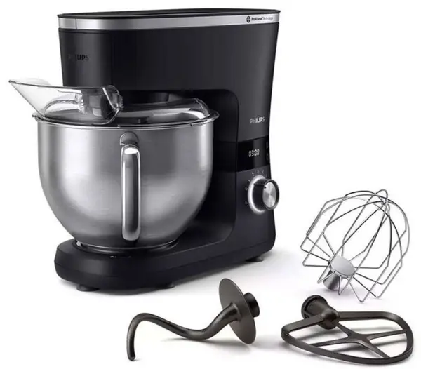 Robot de bucătărie Philips - HR7962/01, 1000W, 8 viteze, 5.5 l, negru