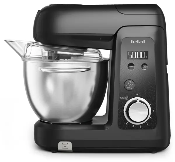 Robot de bucătărie Tefal - Bake Partner +, QB5458F0, 1100W, 4.6 l, negru