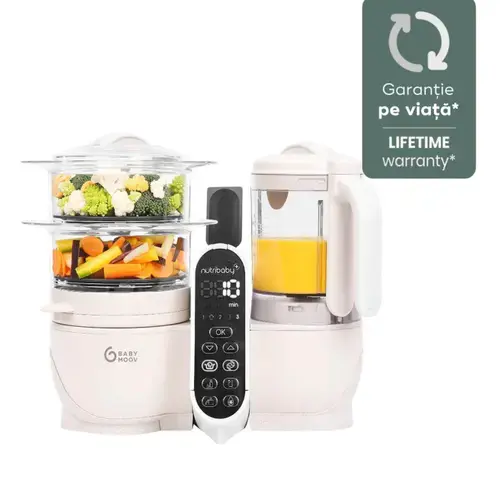 Robot multifunctional Babymoov 5 in 1 Nutribaby+ (Bej)