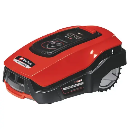 Robot pentru tuns gazon Einhell PXC FREELEXO 600 BT, latime taiere 18 cm, panta 35%, suprafata gazon 600 m², cablu delimitare 140 m, 200 carlige, 4 cleme conectare, 3 lame schimb