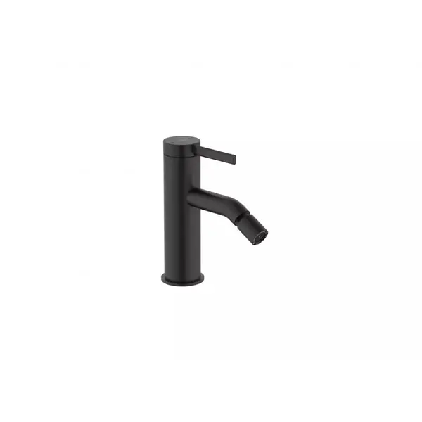 Roca Baterie bideu Roca, Gama Ona, monocomanda, levier metalic, cartus ceramic, fara set de evacuare, negru mat