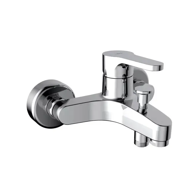 Roca Baterie cada Roca, Gama Arola, cartus ceramic, levier metalic, diverter, monocomanda, crom