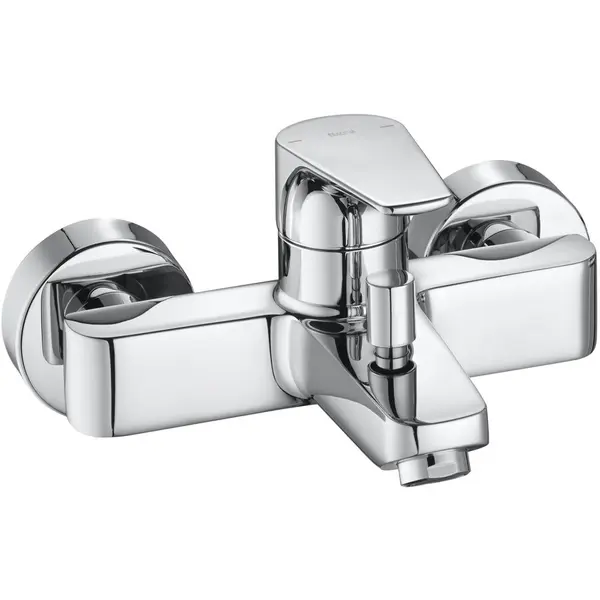 Roca Baterie cada Roca, Gama Atlas, cartus ceramic, levier metalic, diverter, monocomanda, crom