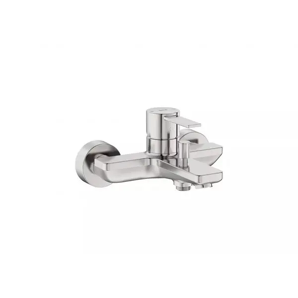 Roca Baterie cada Roca, Gama Targa, cartus ceramic, levier metalic, diverter, monocomanda, crom