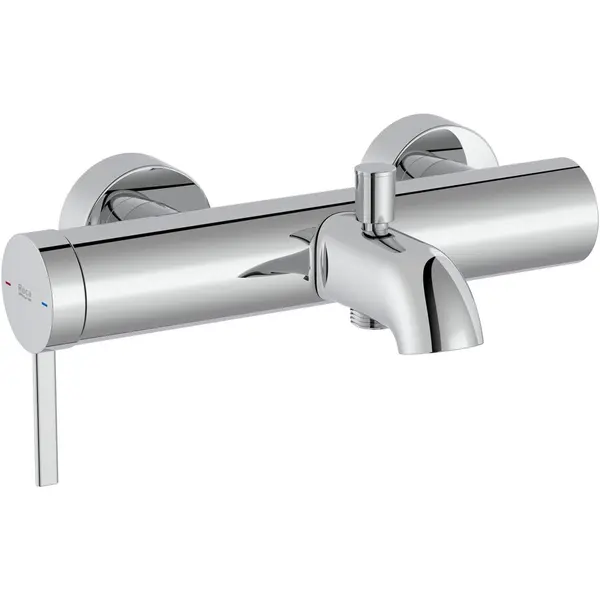 Roca Baterie cada si dus Roca Ona, divertor automat, monocomanda, crom