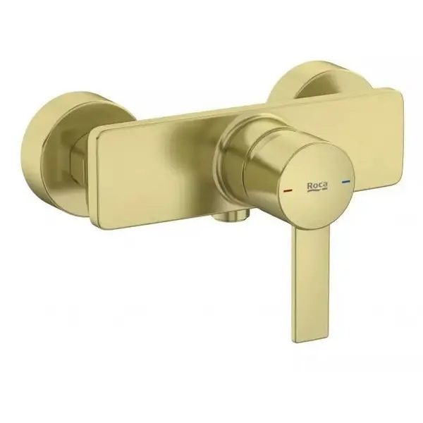 Roca Baterie dus Roca A5A215FVA0, Gama Targa, aparenta, monocomanda, Alama mat