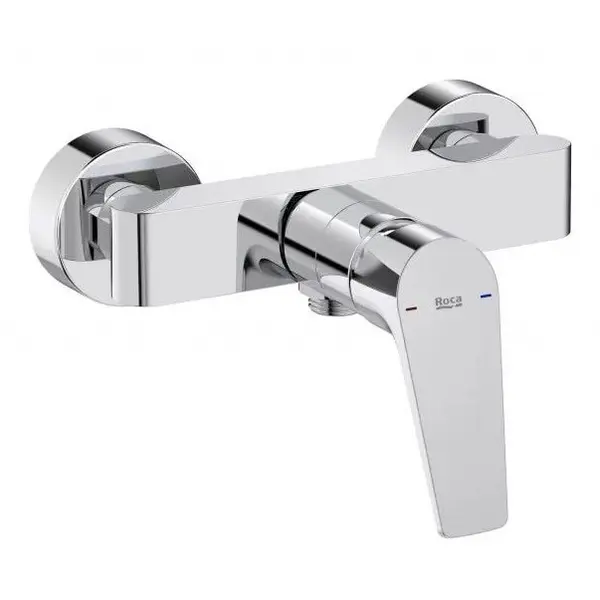 Roca Baterie dus Roca A5A2190C00, Gama Atlas, aparenta, monocomanda, Crom