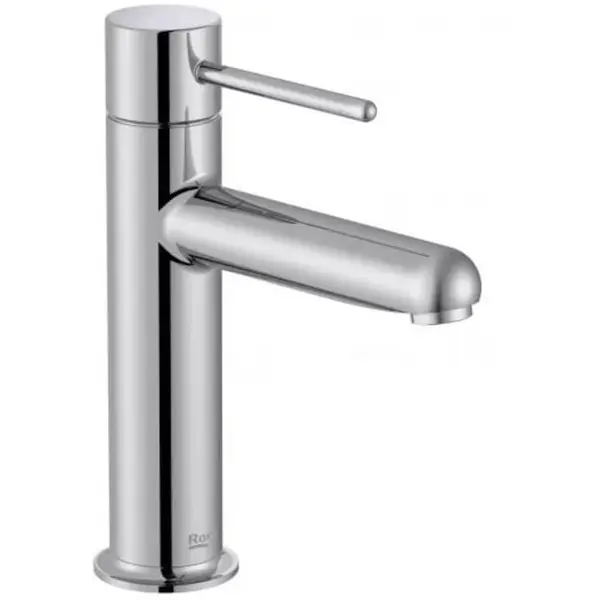 Roca Baterie lavoar Roca A5A323FC00, Gama NU, monocomanda, marime S, levier metalic PIN, cartus ceramic, fara set de evacuare, crom