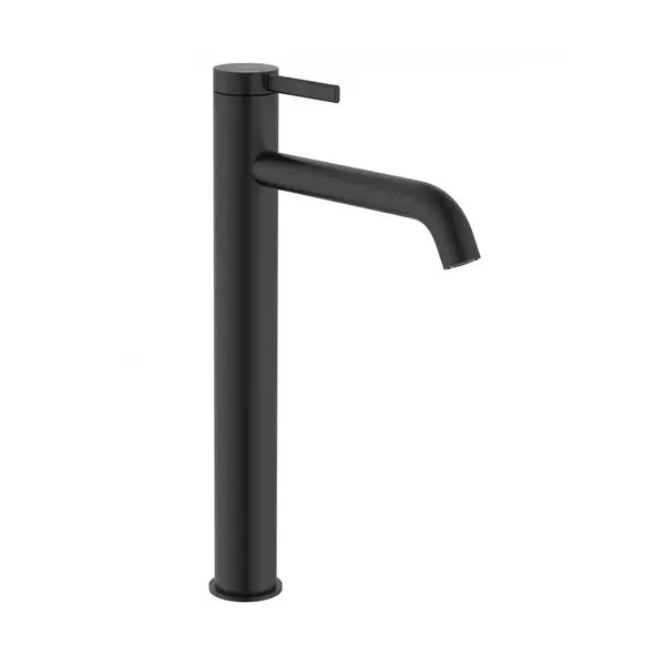 Roca Baterie lavoar Roca, Gama Ona A5A349ENB0, monocomanda, marime XL, levier metalic, cartus ceramic, set evacuare push to open, negru
