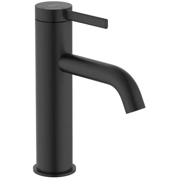 Roca Baterie lavoar Roca, Gama Ona A5A3A9ENB0, monocomanda, marime M, levier metalic, cartus ceramic, set evacuare push to open, negru